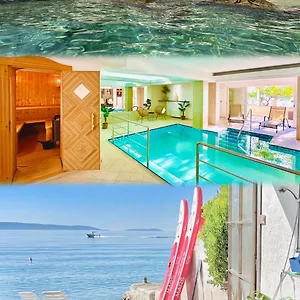 Villa Luxury Seaside With A Classic Mediterranean Olive Garden, A Fully Equipped Professional Kitchen, Pool, Sauna, Padle Boards And Canoe - Miolin House Trogir